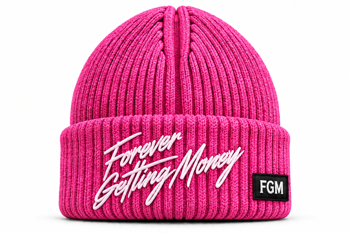 Pink "FGM" Beanie