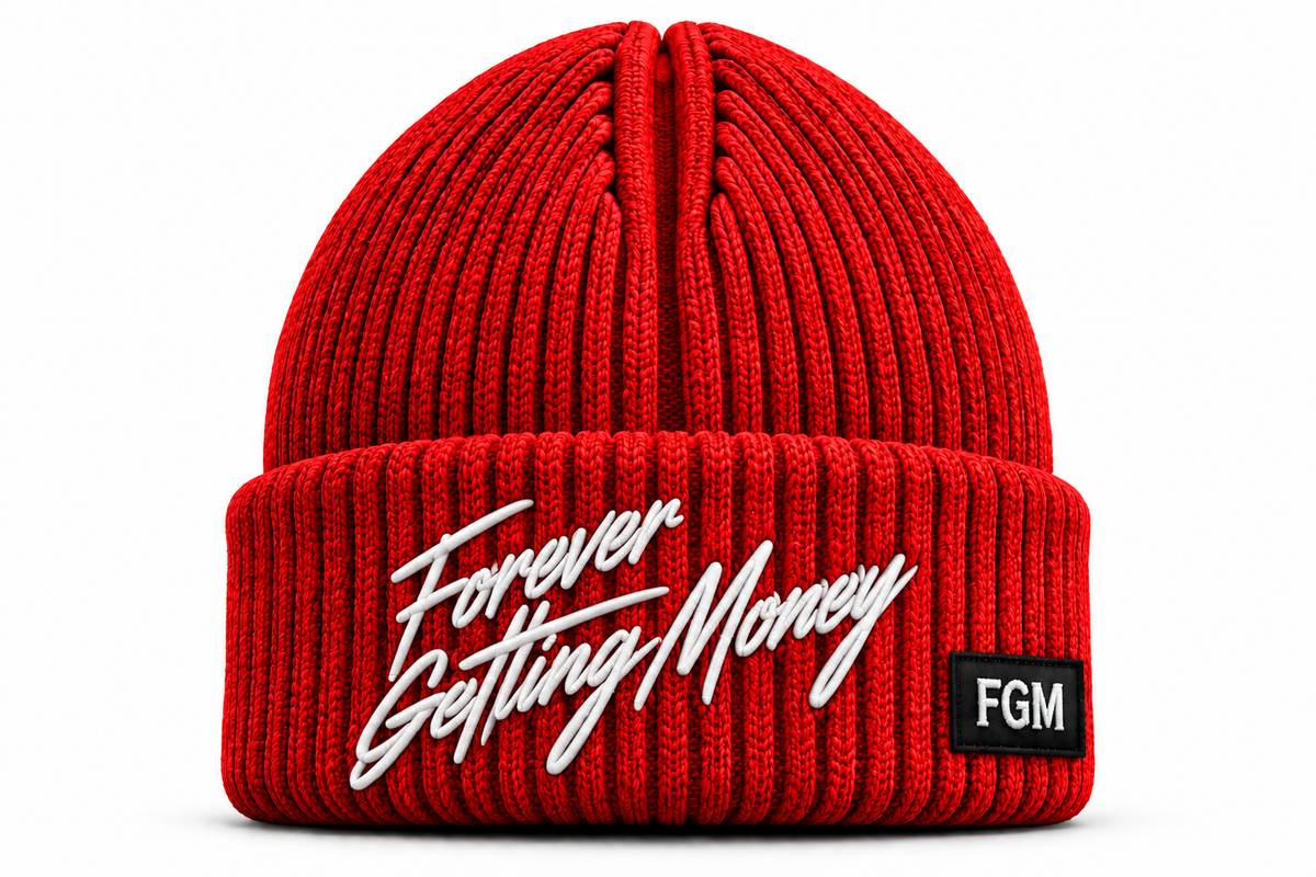 Red "FGM" Beanie